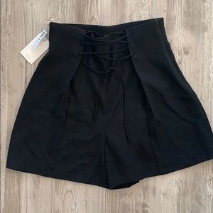 Corset Tie-Up Aritzia Shorts